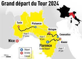 Rimini, erste Etappe der Tour de France 2024, 19. Juni